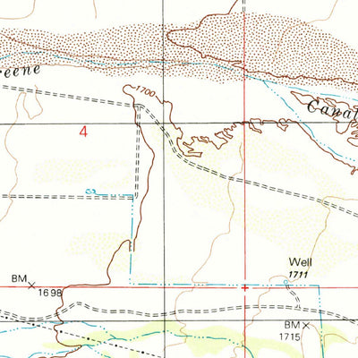 United States Geological Survey Friendly Corners, AZ (1996, 24000-Scale) digital map