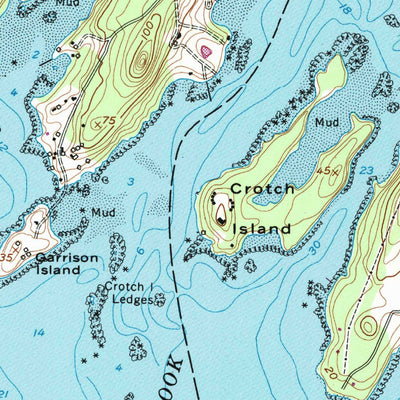 United States Geological Survey Friendship, ME (1955, 24000-Scale) digital map