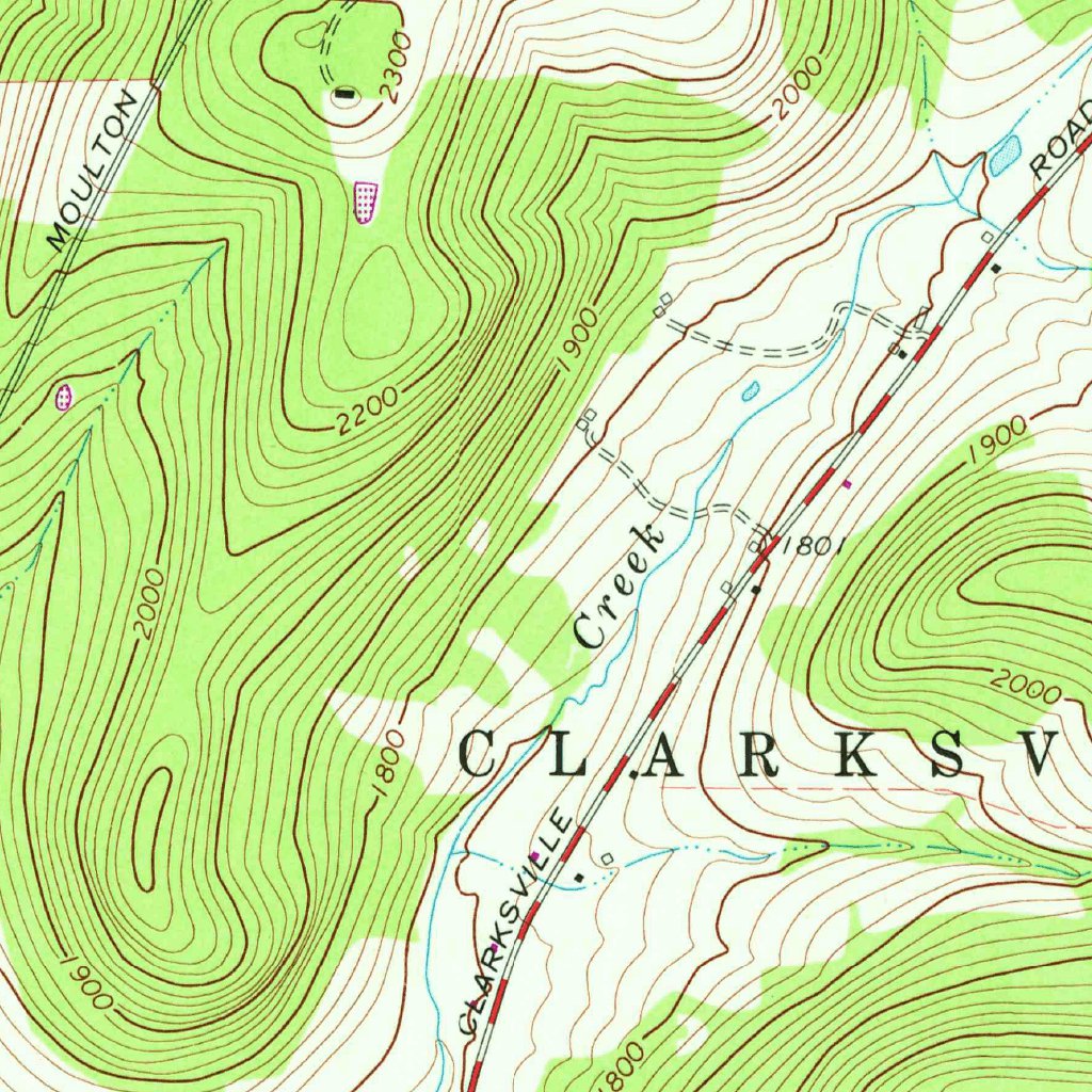 Friendship Ranch Map Friendship, NY (1965, 24000-Scale) Map by United States Geological ...