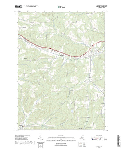 United States Geological Survey Friendship, NY (2023, 24000-Scale) digital map