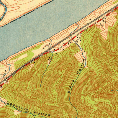 United States Geological Survey Friendship, OH-KY (1951, 24000-Scale) digital map