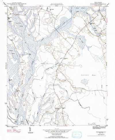 United States Geological Survey Friendship, SC (1947, 24000-Scale) digital map