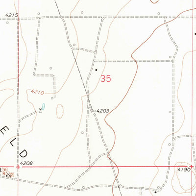 United States Geological Survey Frier Ranch, NM (1973, 24000-Scale) digital map