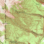United States Geological Survey Frijoles, NM (1953, 62500-Scale) digital map