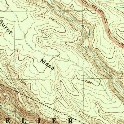 United States Geological Survey Frijoles, NM (1984, 24000-Scale) digital map