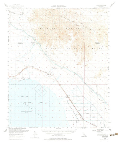 United States Geological Survey Frink, CA (1956, 62500-Scale) digital map