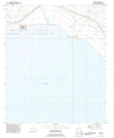 United States Geological Survey Frink, CA (1992, 24000-Scale) digital map
