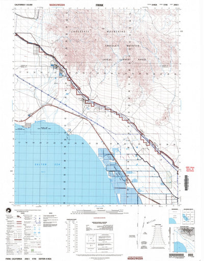 United States Geological Survey Frink, CA (2002, 50000-Scale) digital map