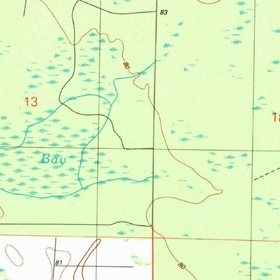 United States Geological Survey Frink, FL (1990, 24000-Scale) digital map
