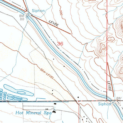 United States Geological Survey Frink NW, CA (1992, 24000-Scale) digital map
