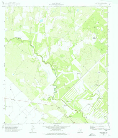 United States Geological Survey Frio Town, TX (1974, 24000-Scale) digital map