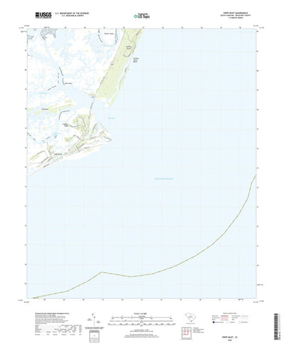 United States Geological Survey Fripp Inlet, SC (2020, 24000-Scale) digital map