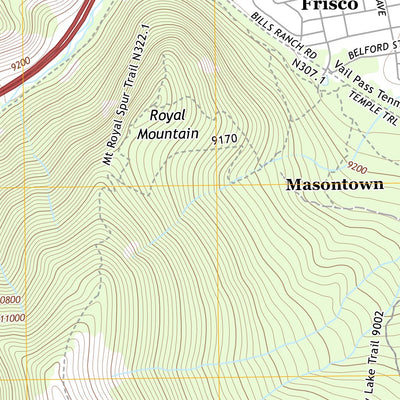 United States Geological Survey Frisco, CO (2013, 24000-Scale) digital map