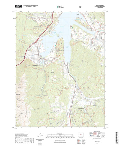 United States Geological Survey Frisco, CO (2022, 24000-Scale) digital map