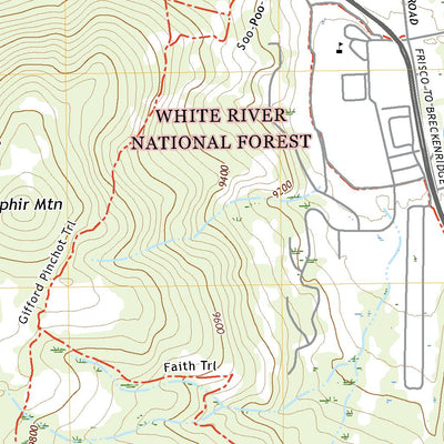 United States Geological Survey Frisco, CO (2022, 24000-Scale) digital map