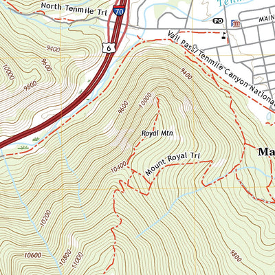 United States Geological Survey Frisco, CO (2022, 24000-Scale) digital map