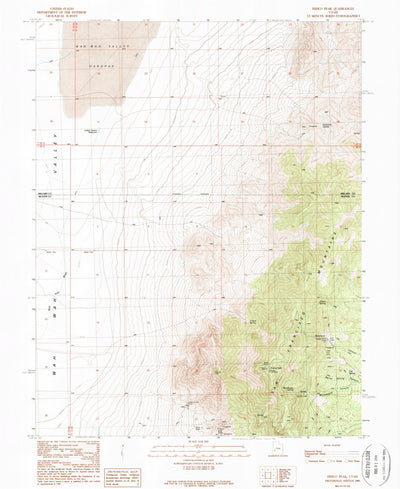 United States Geological Survey Frisco Peak, UT (1989, 24000-Scale) digital map