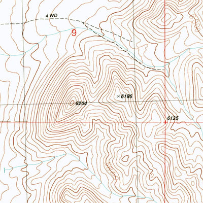 United States Geological Survey Frisco Peak, UT (1989, 24000-Scale) digital map