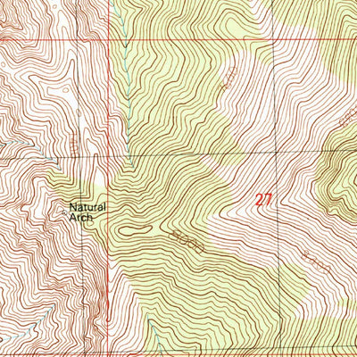 United States Geological Survey Frisco Peak, UT (1989, 24000-Scale) digital map