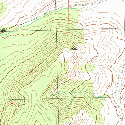 United States Geological Survey Frisco SW, UT (1989, 24000-Scale) digital map