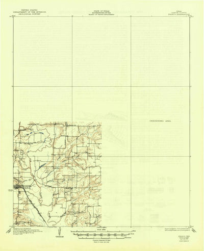 United States Geological Survey Frisco, TX (1929, 62500-Scale) digital map