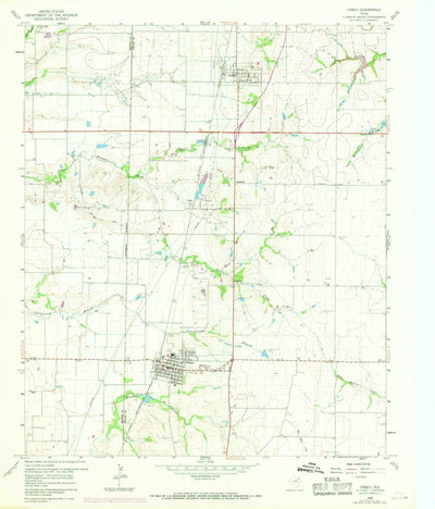 United States Geological Survey Frisco, TX (1969, 24000-Scale) digital map
