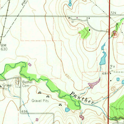 United States Geological Survey Frisco, TX (1969, 24000-Scale) digital map