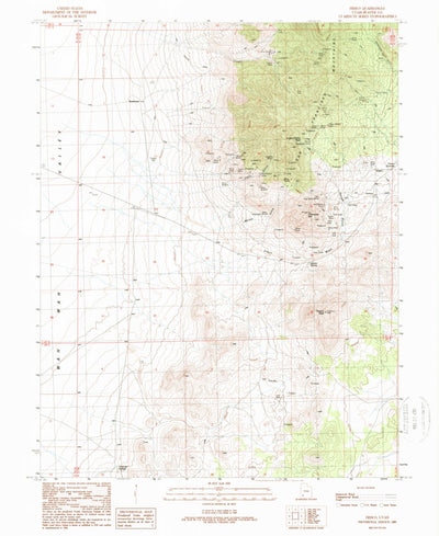 United States Geological Survey Frisco, UT (1989, 24000-Scale) digital map