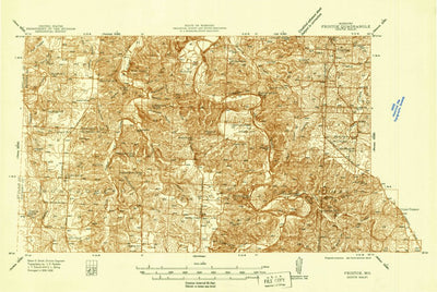 United States Geological Survey Fristoe, MO (1938, 48000-Scale) digital map