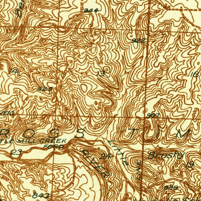 United States Geological Survey Fristoe, MO (1938, 48000-Scale) digital map