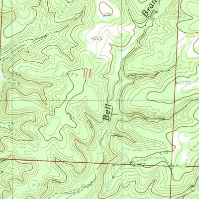 United States Geological Survey Fristoe, MO (1982, 24000-Scale) digital map