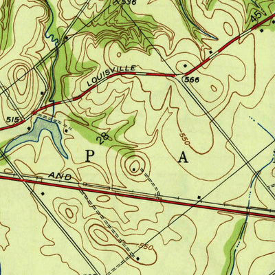 United States Geological Survey Fritchton, IN-IL (1944, 24000-Scale) digital map