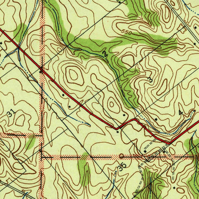 United States Geological Survey Fritchton, IN-IL (1944, 24000-Scale) digital map
