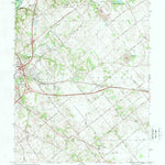 United States Geological Survey Fritchton, IN-IL (1974, 24000-Scale) digital map