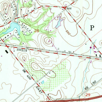 United States Geological Survey Fritchton, IN-IL (1974, 24000-Scale) digital map