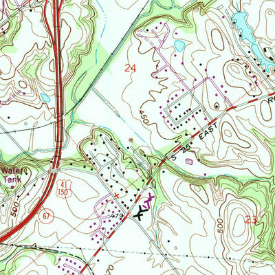 United States Geological Survey Fritchton, IN-IL (1974, 24000-Scale) digital map