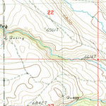 United States Geological Survey Fritz Peak, ID-MT (1987, 24000-Scale) digital map