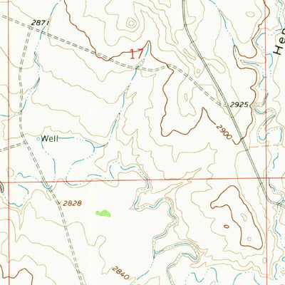 United States Geological Survey Froehlich Butte, MT (1967, 24000-Scale) digital map