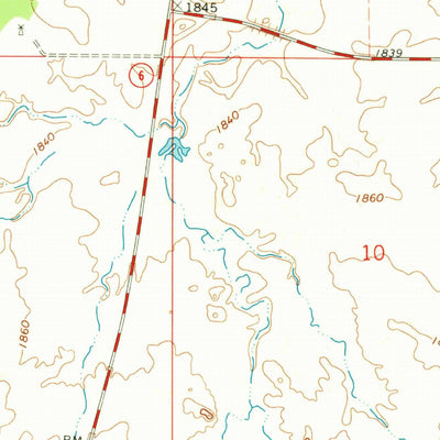 United States Geological Survey Froelich Dam, ND (1971, 24000-Scale) digital map