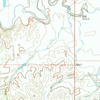 United States Geological Survey Frog Coulee, MT (1972, 24000-Scale) digital map