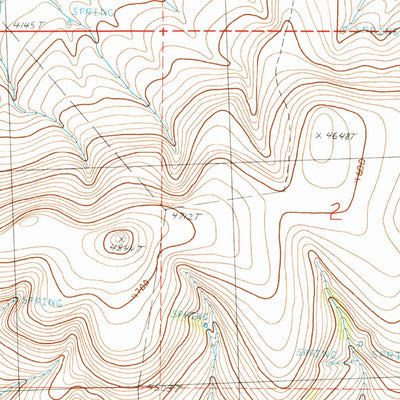 United States Geological Survey Frog Hollow, OR (1990, 24000-Scale) digital map