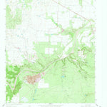 United States Geological Survey Frog Mountain, TX (1962, 24000-Scale) digital map