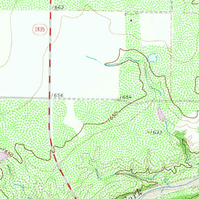 United States Geological Survey Frog Mountain, TX (1962, 24000-Scale) digital map