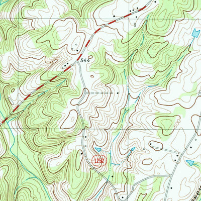 United States Geological Survey Frog Pond, NC (1981, 24000-Scale) digital map