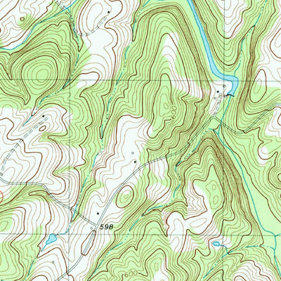 United States Geological Survey Frog Pond, NC (1981, 24000-Scale) digital map
