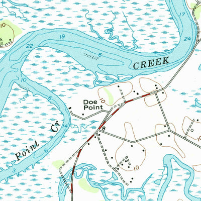 United States Geological Survey Frogmore, SC (1956, 24000-Scale) digital map