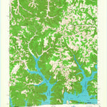United States Geological Survey Frogue, KY-TN (1954, 24000-Scale) digital map