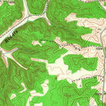 United States Geological Survey Frogue, KY-TN (1954, 24000-Scale) digital map