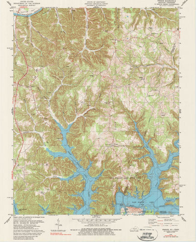 United States Geological Survey Frogue, KY-TN (1978, 24000-Scale) digital map