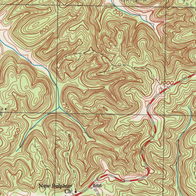 United States Geological Survey Frogue, KY-TN (1978, 24000-Scale) digital map
